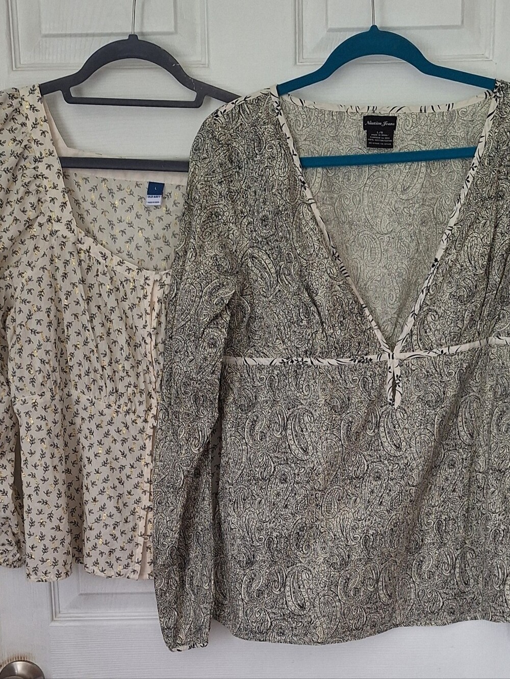Nautica And Old Navy Long Sleeve Blouse Bundle Women's Large